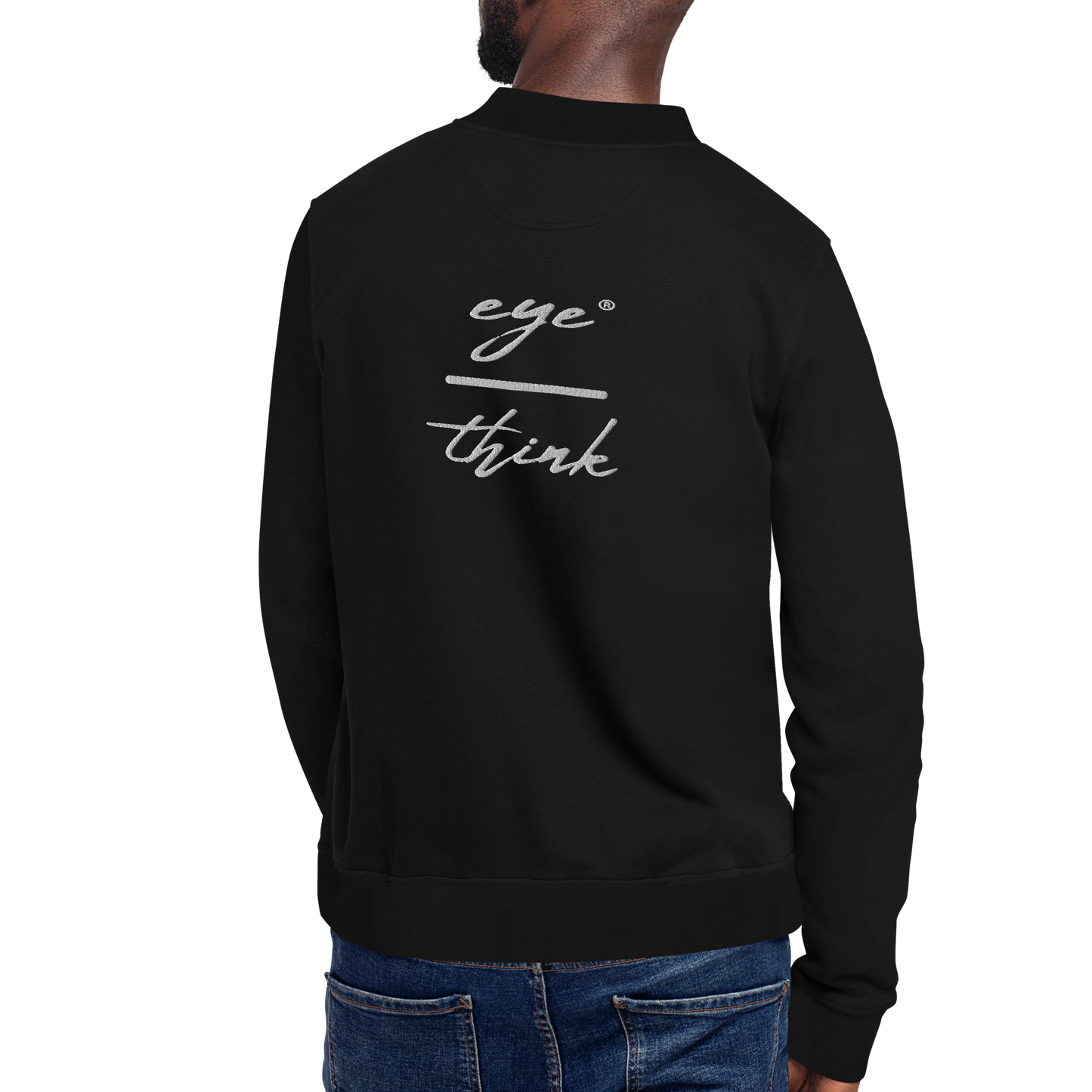 eyeoverthink® Embroidered Champion Bomber Jacket