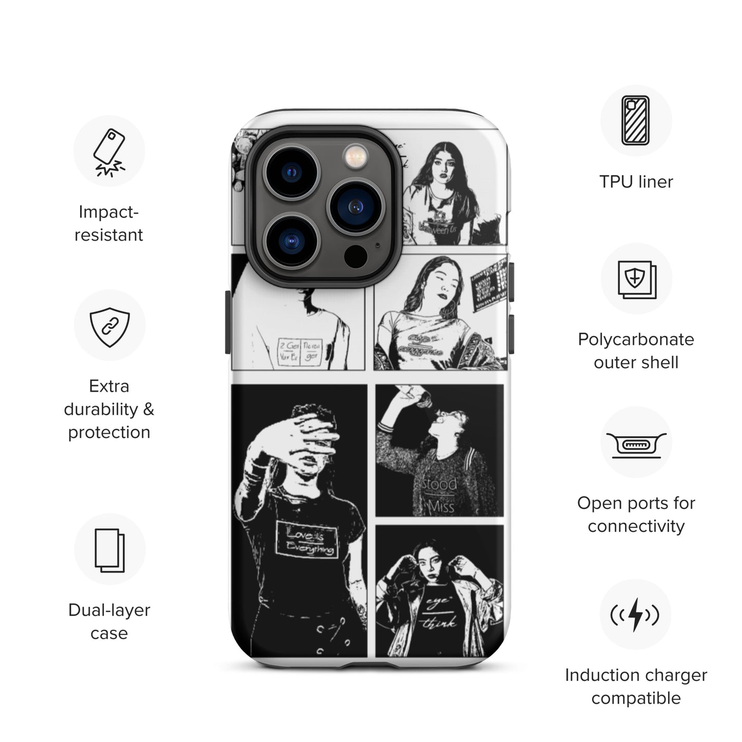 eyeoverthink® Tough iPhone case