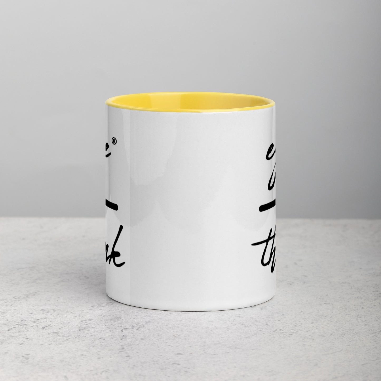 eyeoverthink® Mug with Color Inside