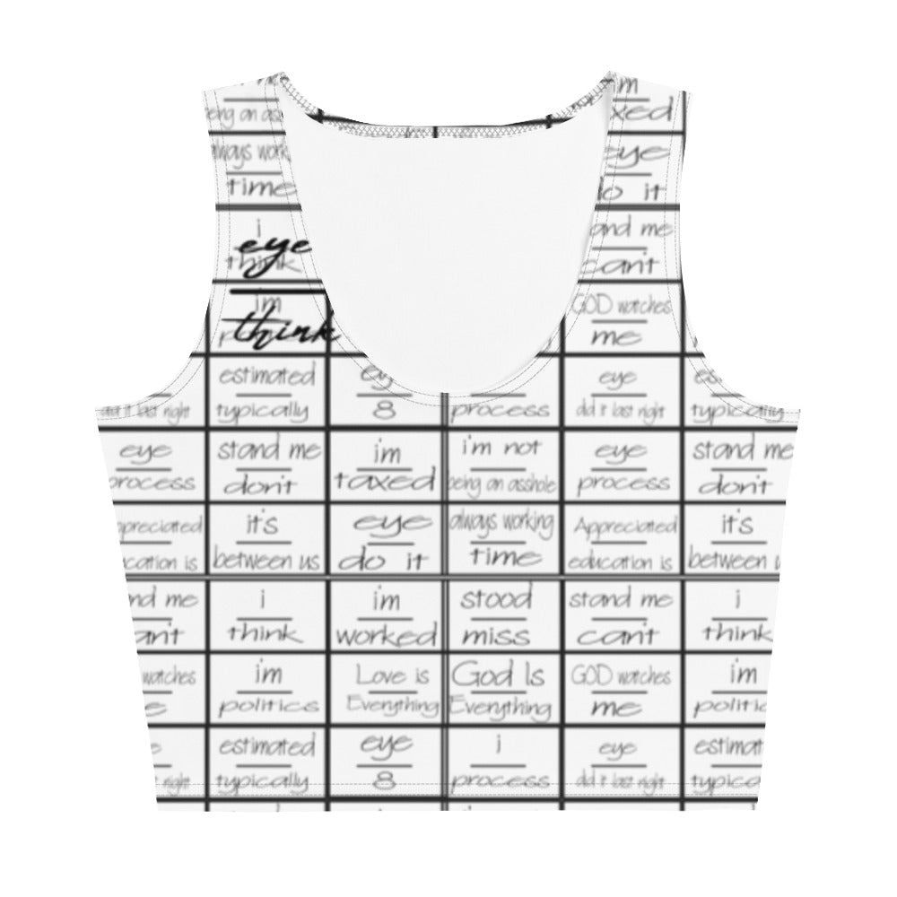 eyeoverthink® Crop Top