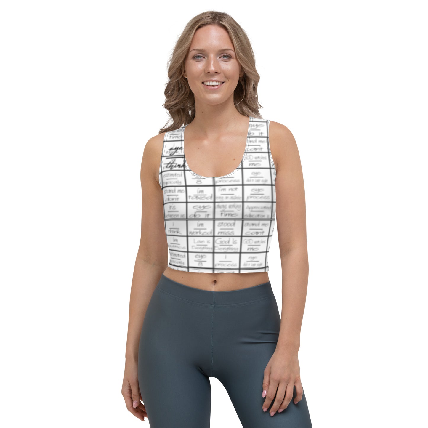 eyeoverthink® Crop Top "eyeoverprinted"