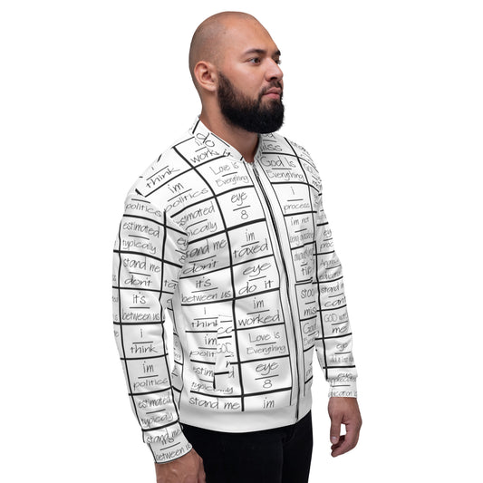 eyeoverthink® Unisex Bomber Jacket - all-over-print