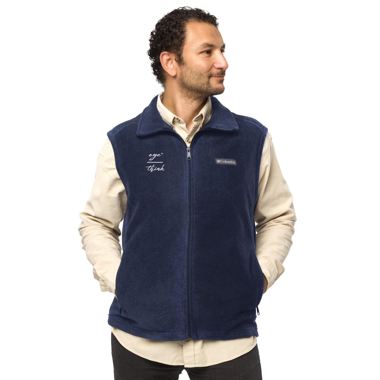 eyeoverthink® Men’s Columbia fleece vest