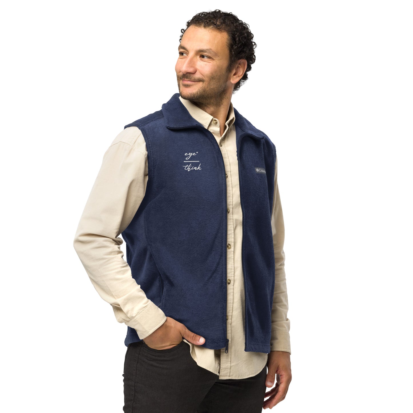 eyeoverthink® Men’s Columbia fleece vest