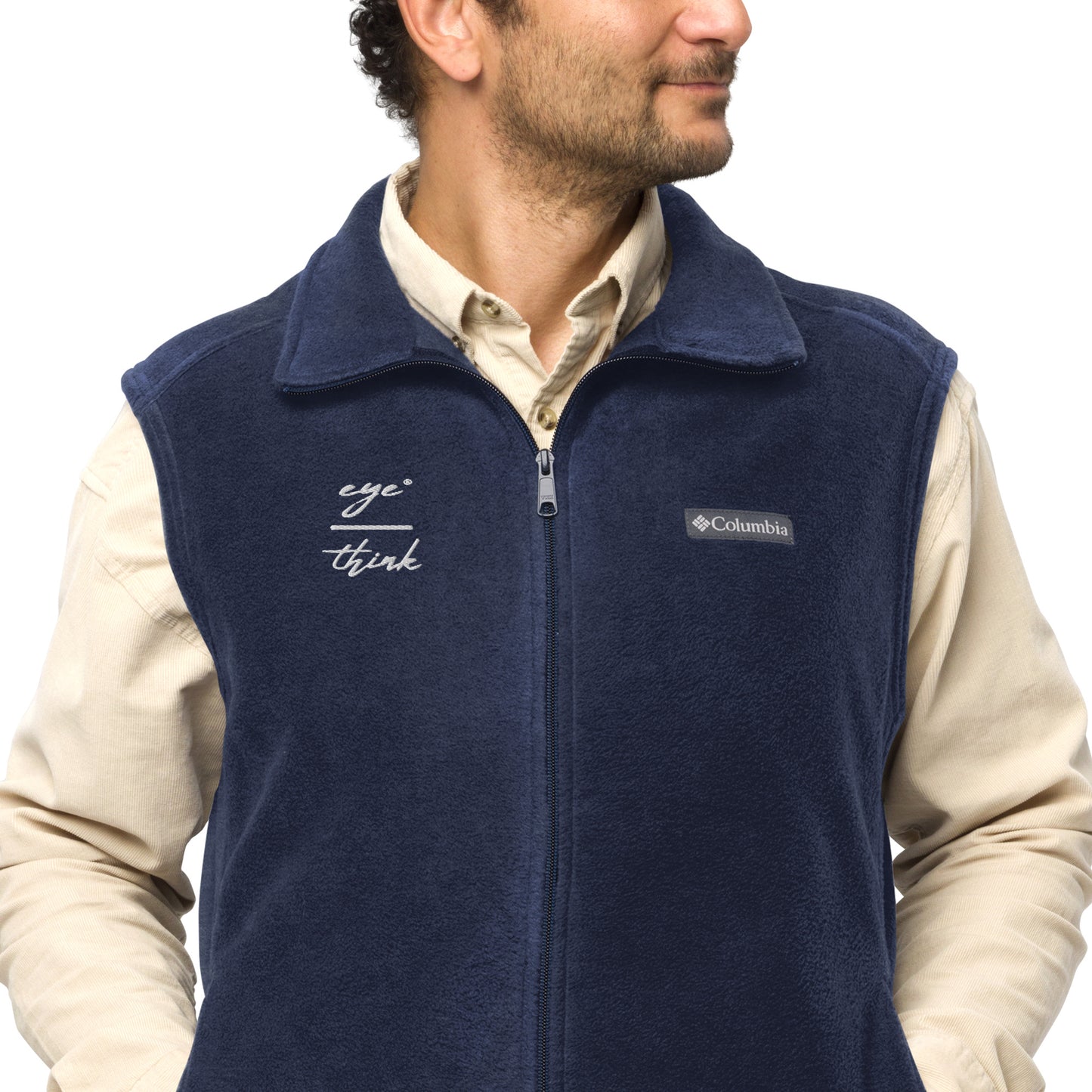 eyeoverthink® Men’s Columbia fleece vest