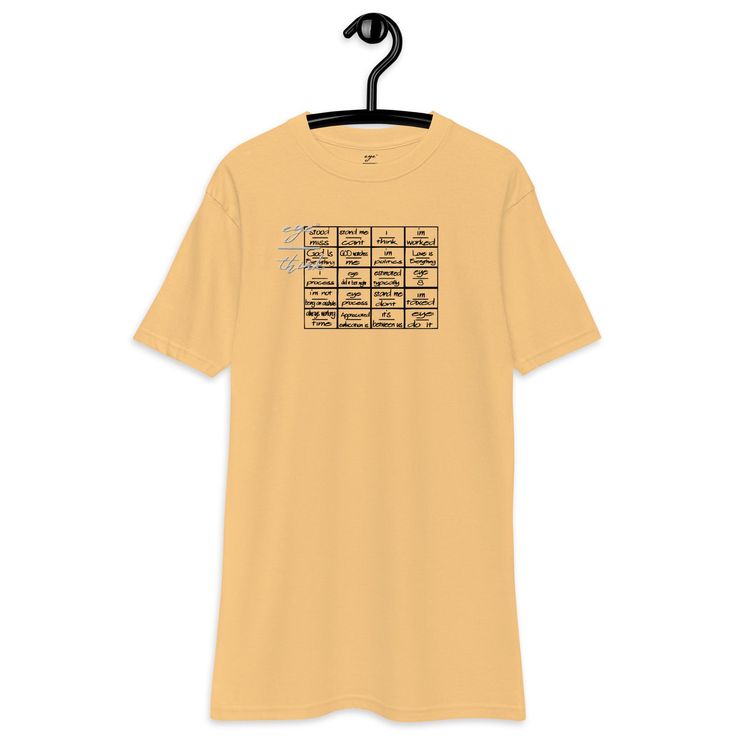 eyeoverthink® Men’s premium heavyweight tee
