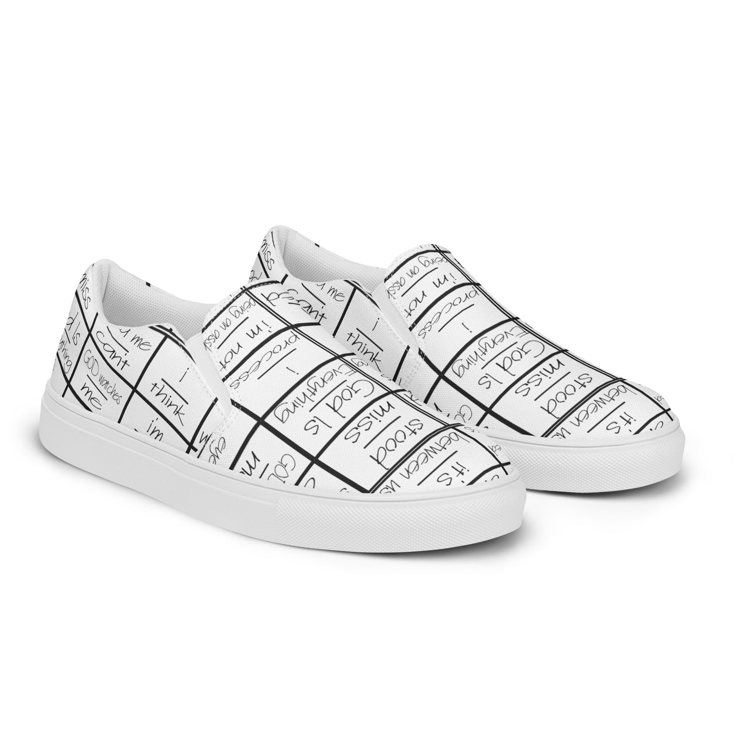 eyeoverthink® Men’s slip-on canvas shoes