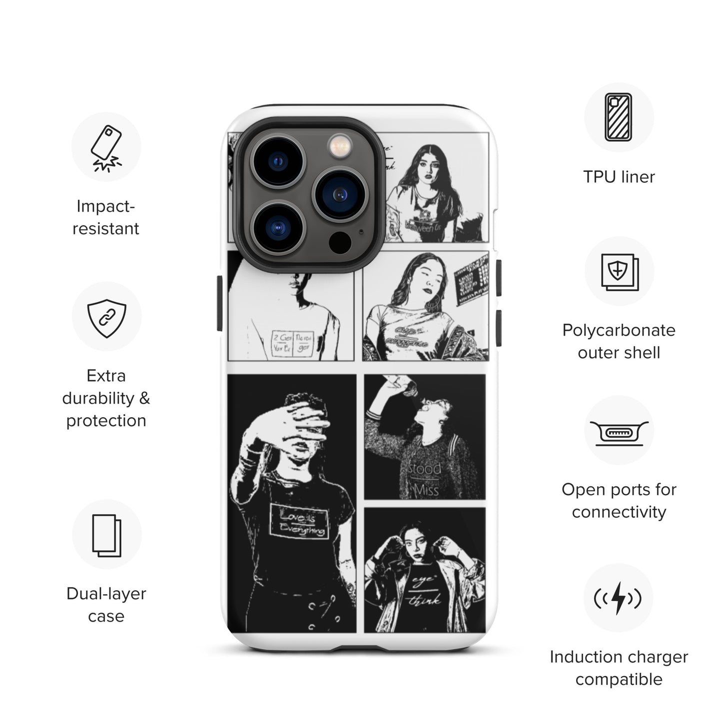 eyeoverthink® Tough iPhone case