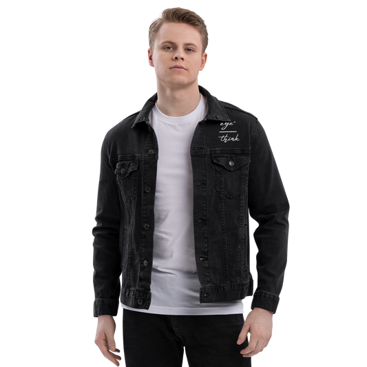 eyeoverthink® embroidered Unisex denim jacket