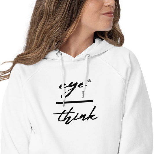 eyeoverthink® Unisex eco raglan hoodie