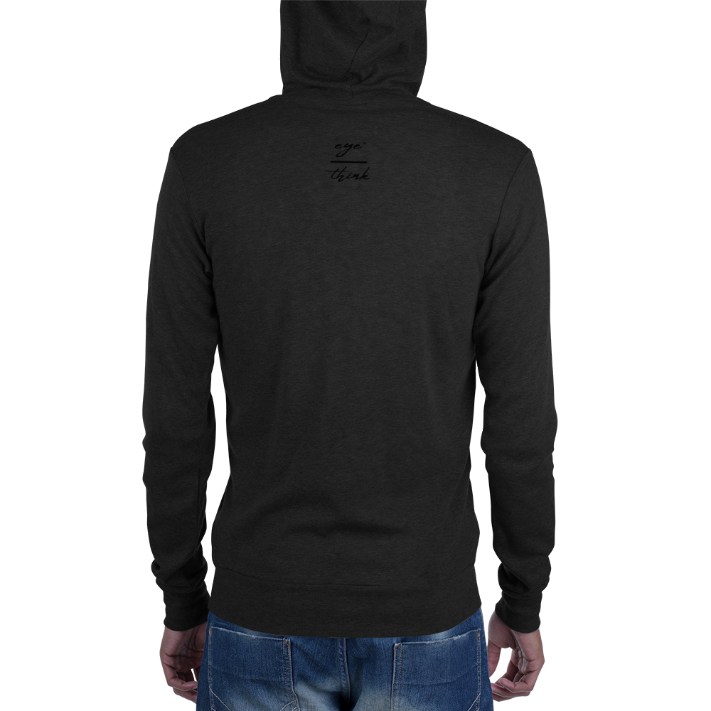 eyeoverthink® Unisex zip hoodie