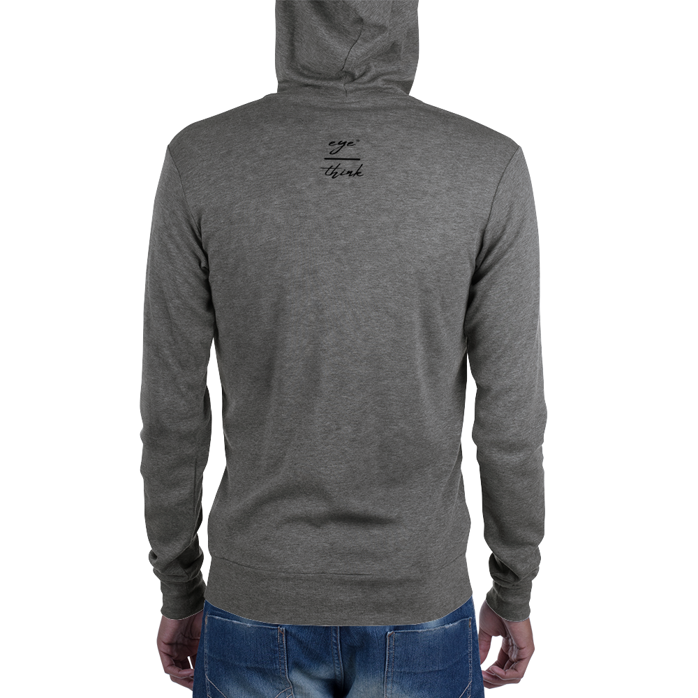 eyeoverthink® Unisex zip hoodie