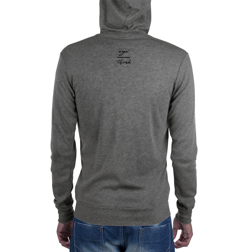 eyeoverthink® Unisex zip hoodie