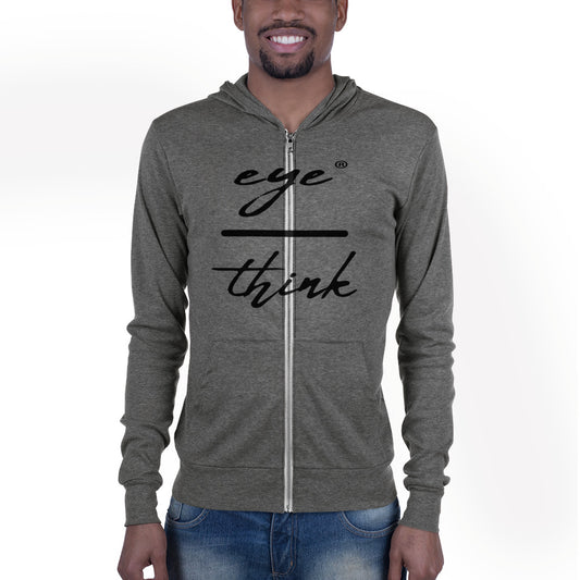 eyeoverthink® Unisex zip hoodie