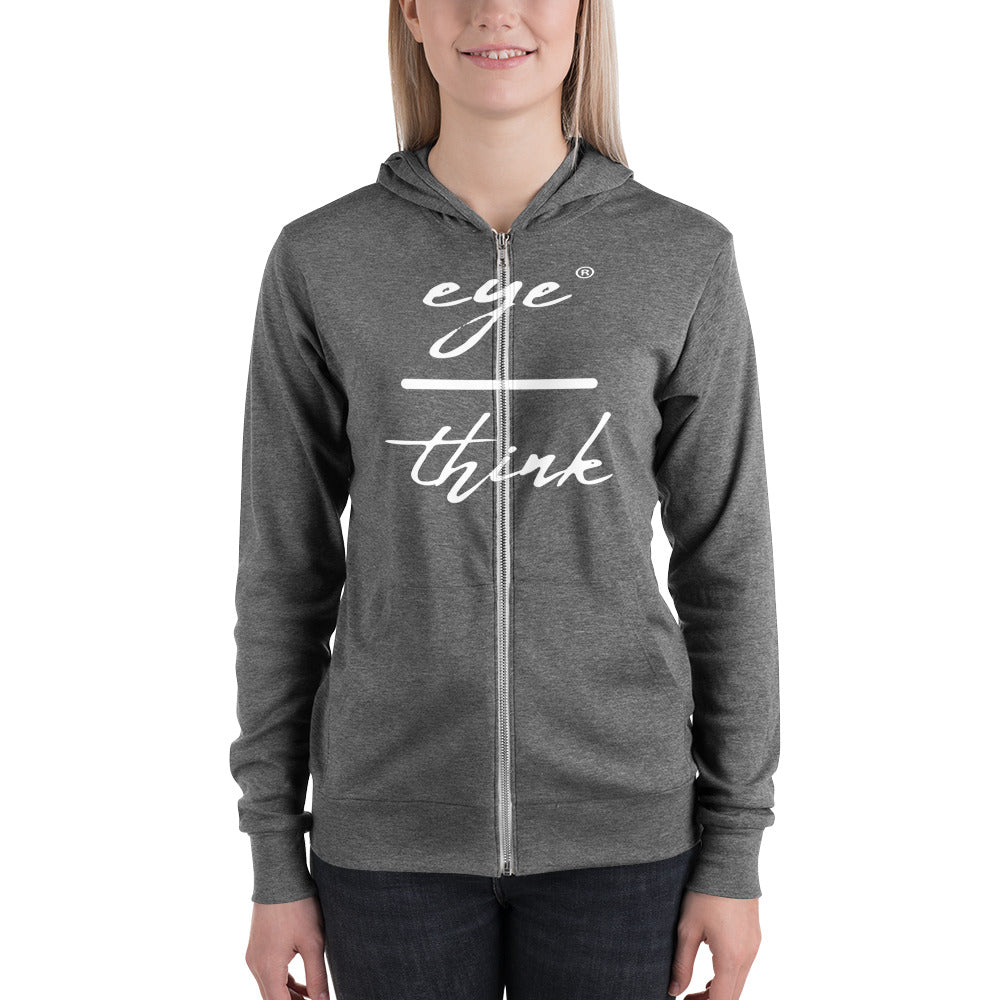 eyeoverthink® Unisex zip hoodie