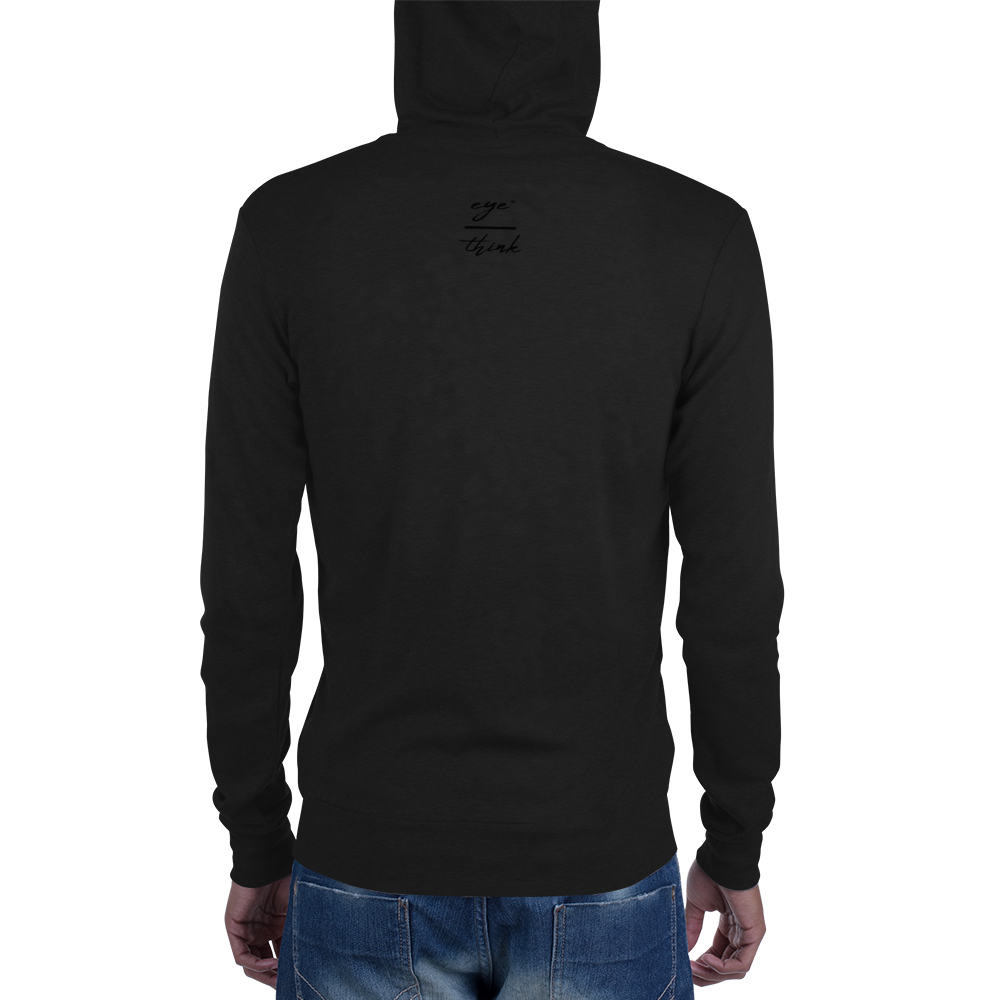 eyeoverthink® Unisex zip hoodie