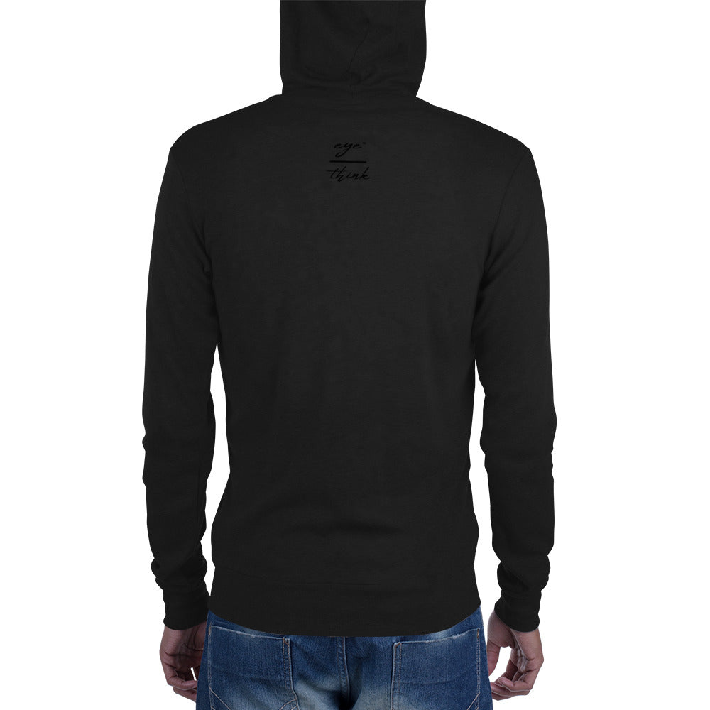 eyeoverthink® Unisex zip hoodie