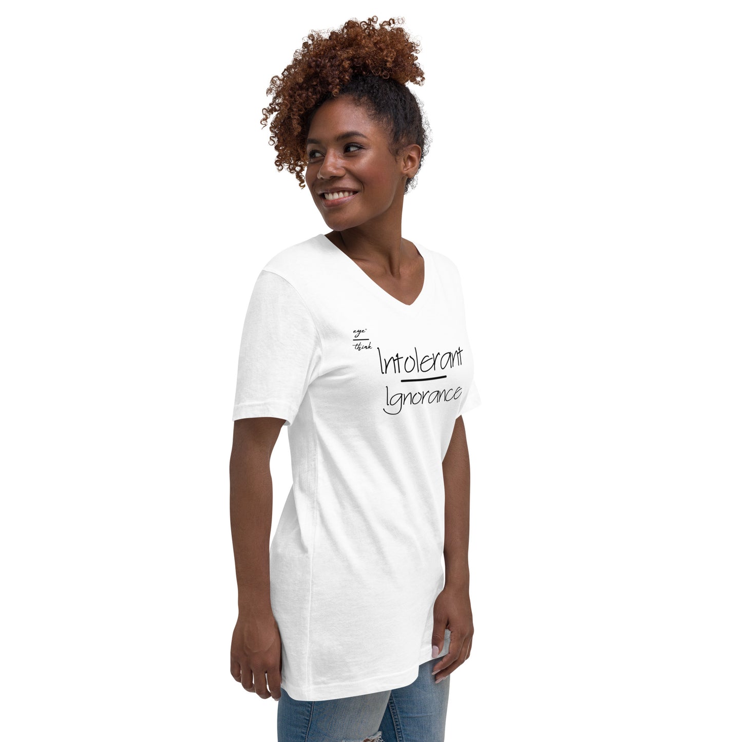 eyeoverthink® Unisex Short Sleeve V-Neck T-Shirt