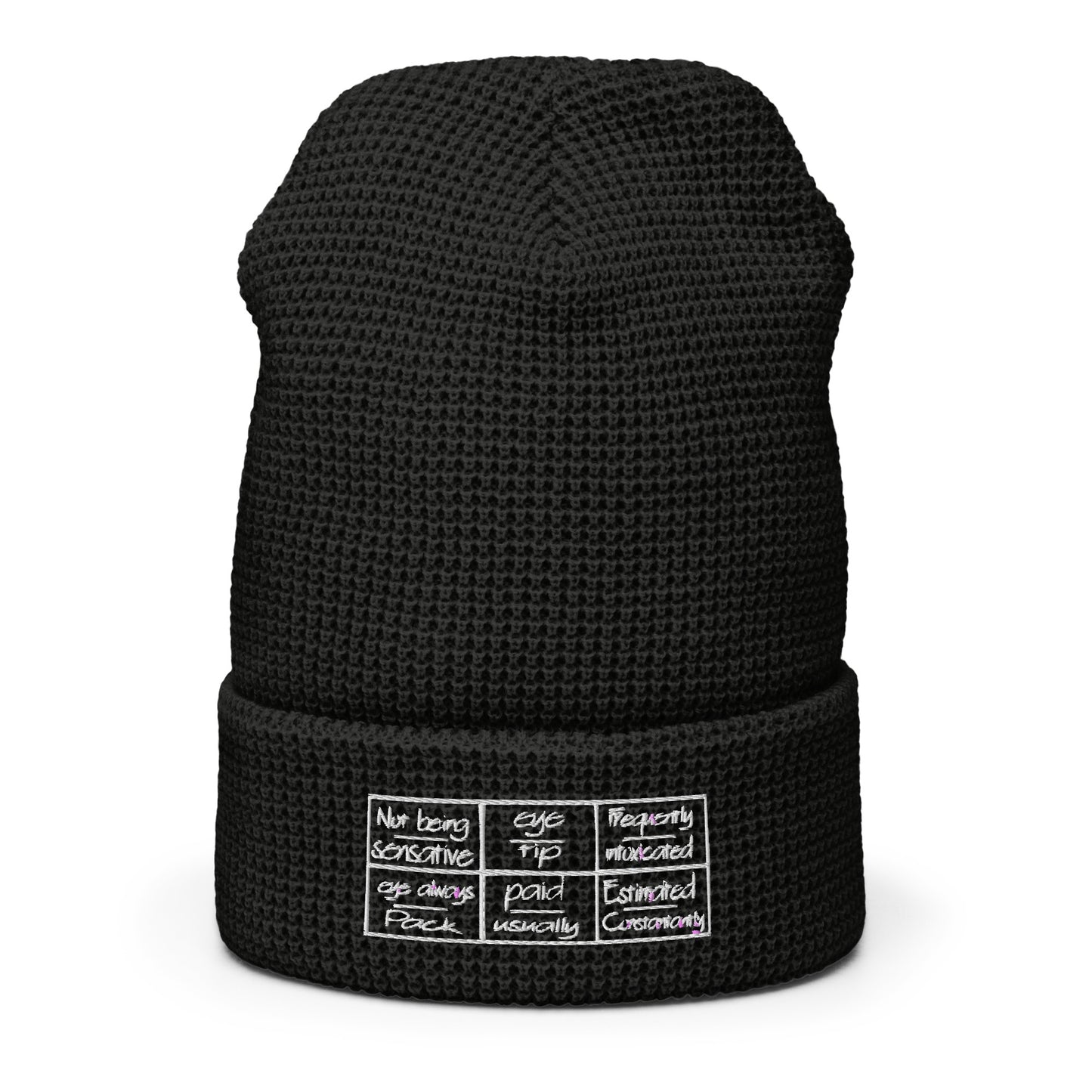 eyeoverthink® Waffle beanie