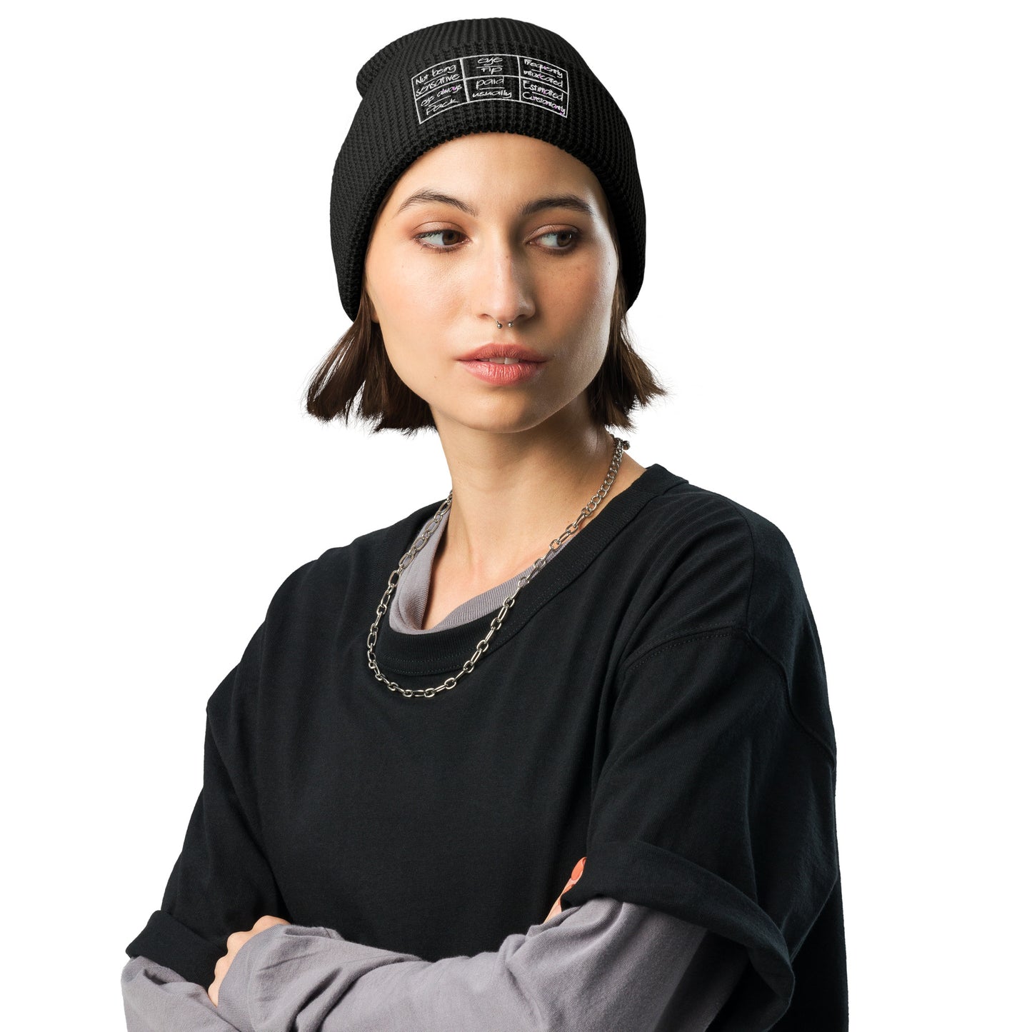 eyeoverthink® Waffle beanie