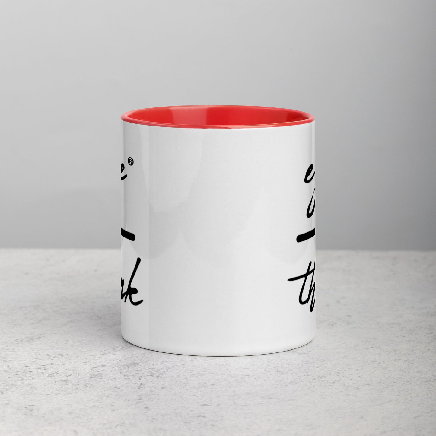 eyeoverthink® Mug with Color Inside