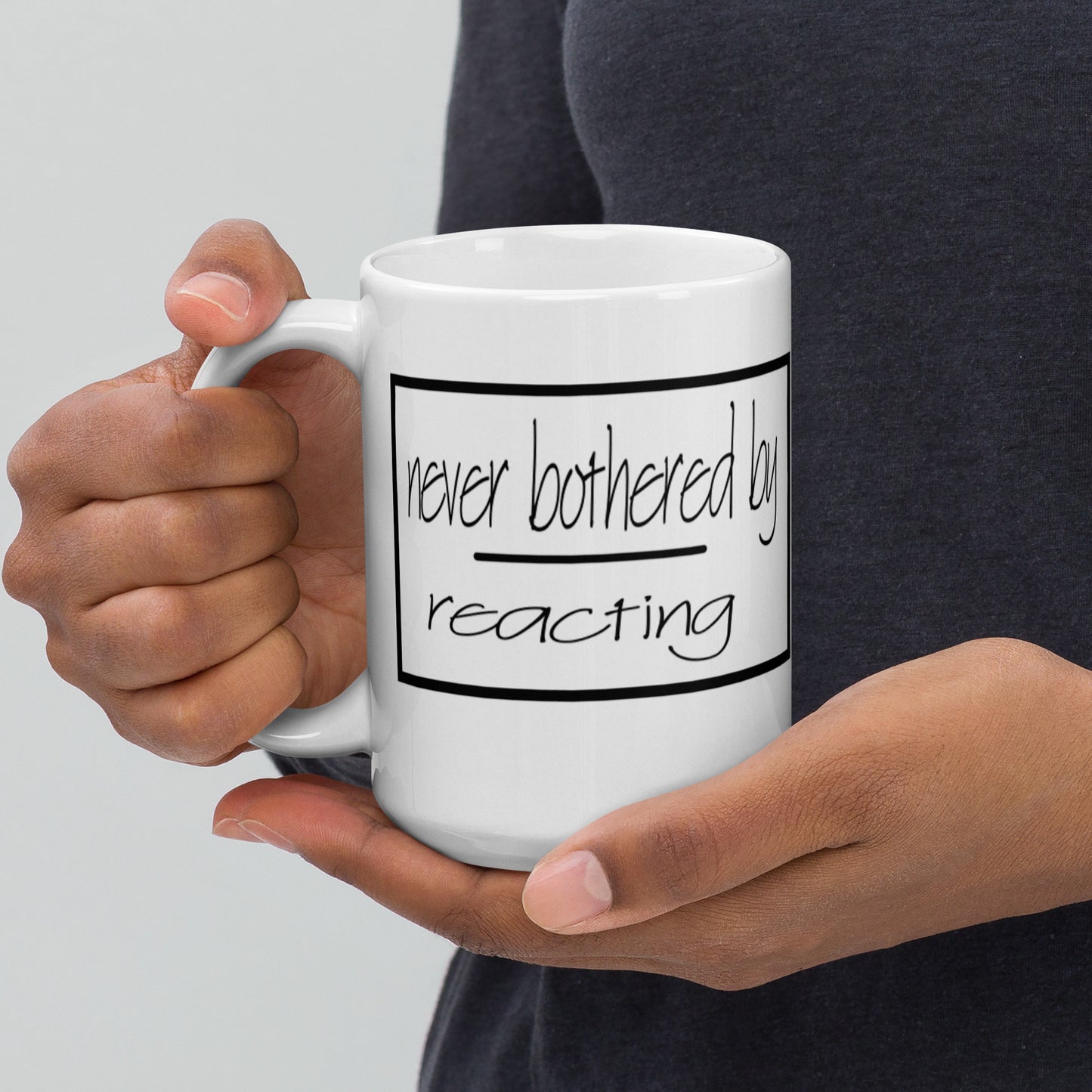 eyeoverthink® White glossy mug