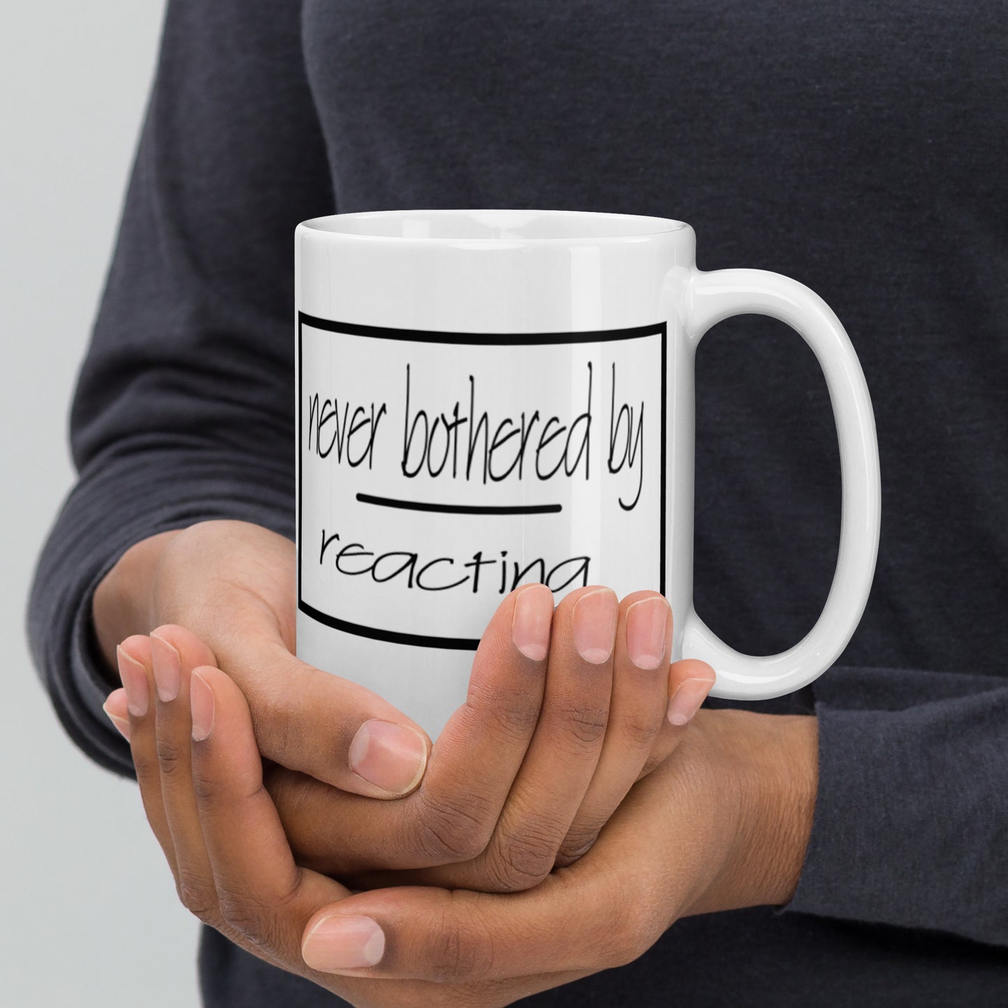 eyeoverthink® White glossy mug